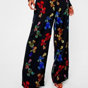 Nasty Gal high waist wide legs pants NEW WITH TAGS SIZE12